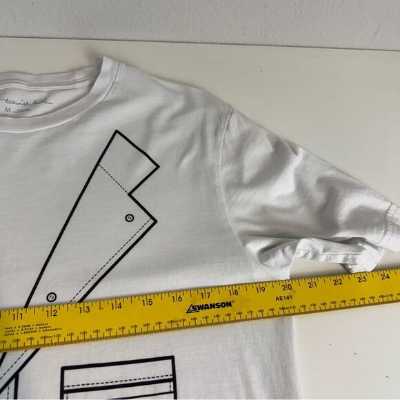 Travis Mathew Catch Up White Graphic Tee M - Picture 6 of 8